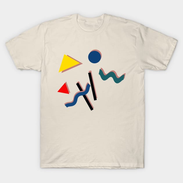 Squiggles and Shapes T-Shirt by FrancisTheThriller